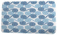 Intercoastal Waterway Rip Curl Geometric Print Bath Mat, Blue, 21"x34"