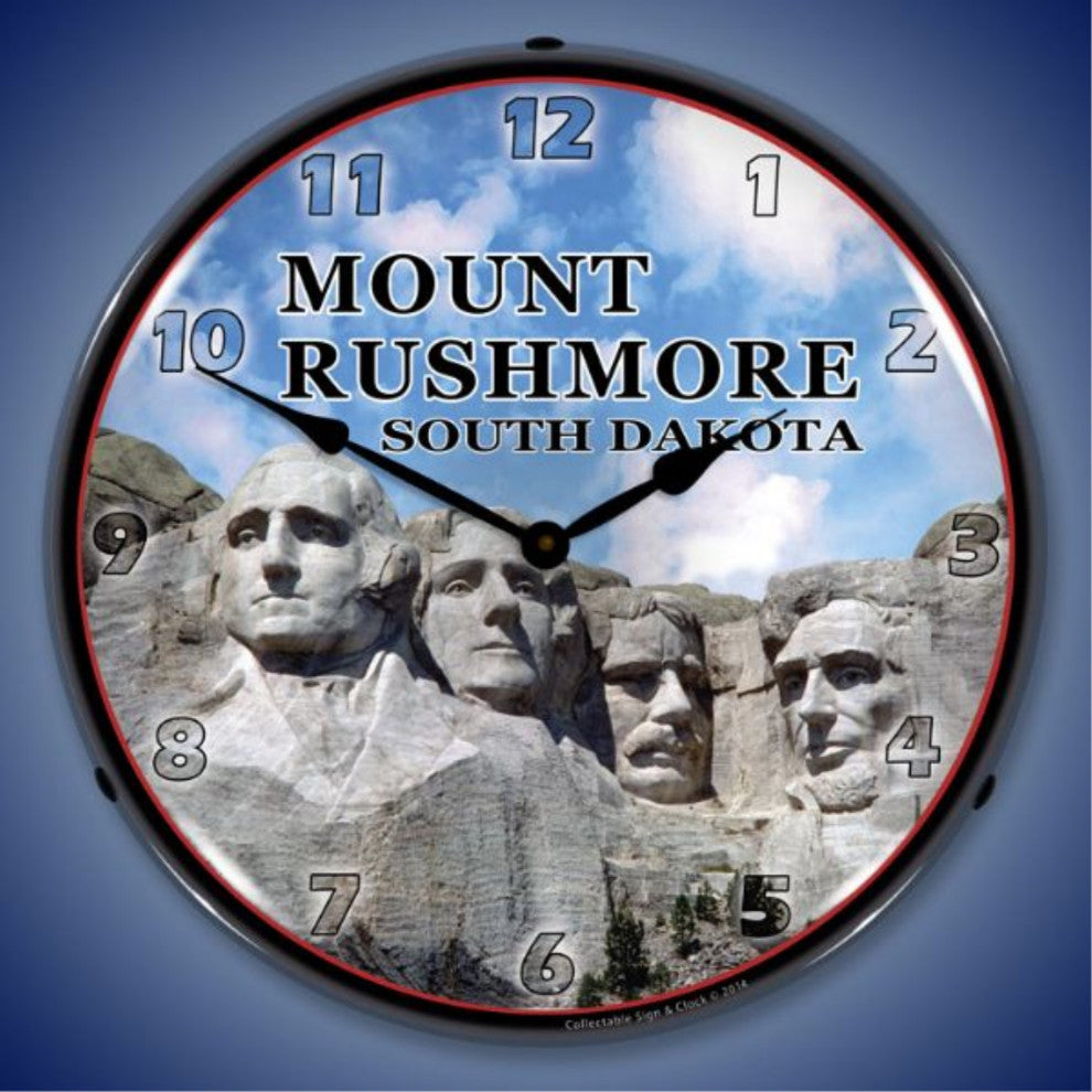 1404502 Mount Rushmore Clock