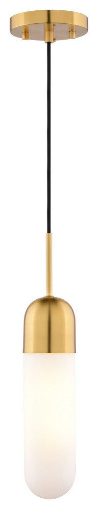 Thalia One Light Mini Pendant in Antique Gold