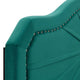 Kristin Pleated Performance Velvet Twin Headboard-Teal