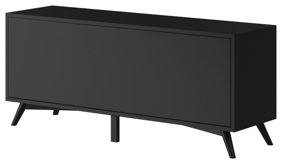 Flynn Large TV Console, Black