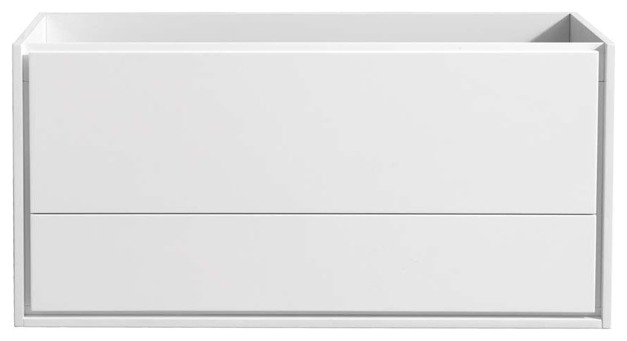 Fresca Catania 48" Gloss White Wall Hung Cabinet
