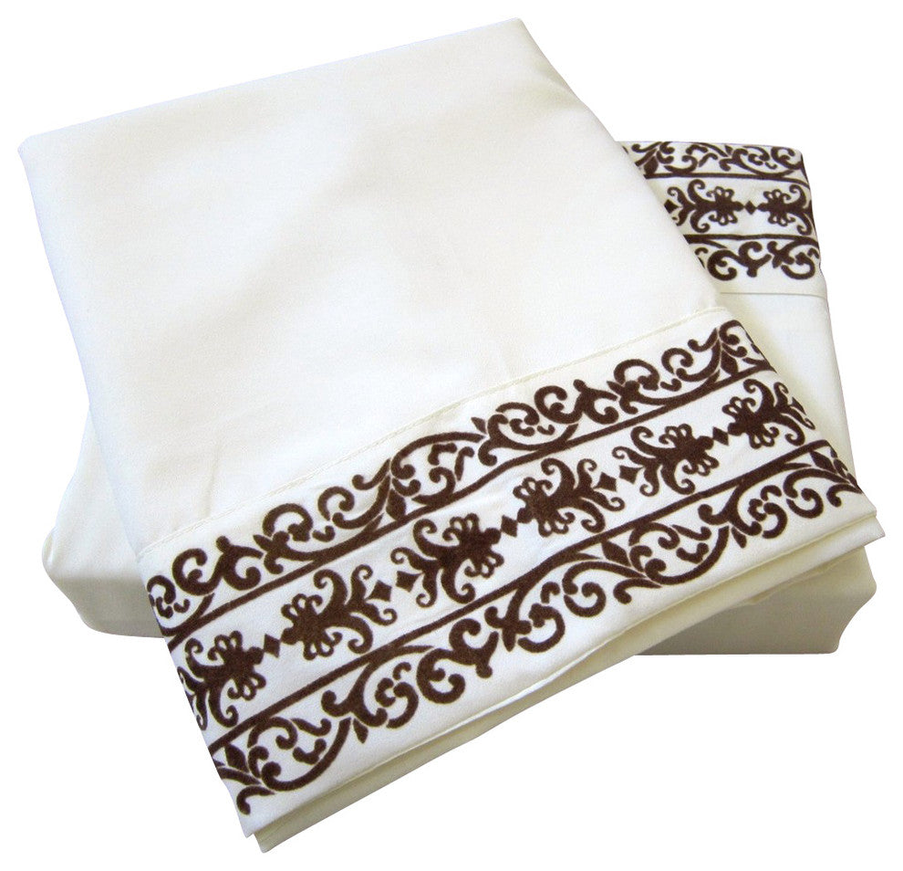 Luxury Egyptian 800 Microfiber Bed Sheet Set 4 PCS, Vanilla, Queen