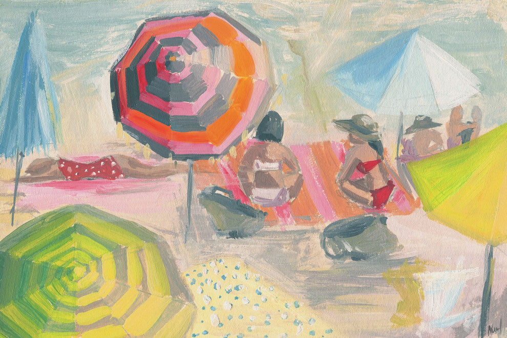 "Relaxation" Painting Print on Wrapped Canvas, 36"x24"