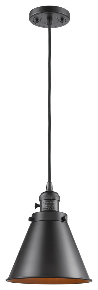 INNOVATIONS 201CSW-OB-M13-OB-LED 1-Light Mini Pendant Oil Rubbed Bronze