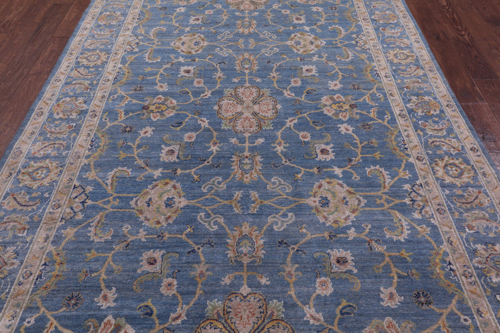 Hand-Knotted Persian Tabriz Wool Rug 6' 8" X 9' 8" Q10409
