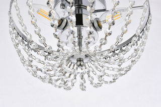 Kaine 12" Flush Mount, Chrome