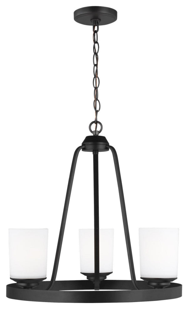 Generation Lighting 3130703 Kemal 3 Light 19"W Chandelier - Brushed Nickel