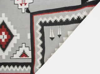 Noori Rug Handmade Flatweave Navi Silver/Black Rug