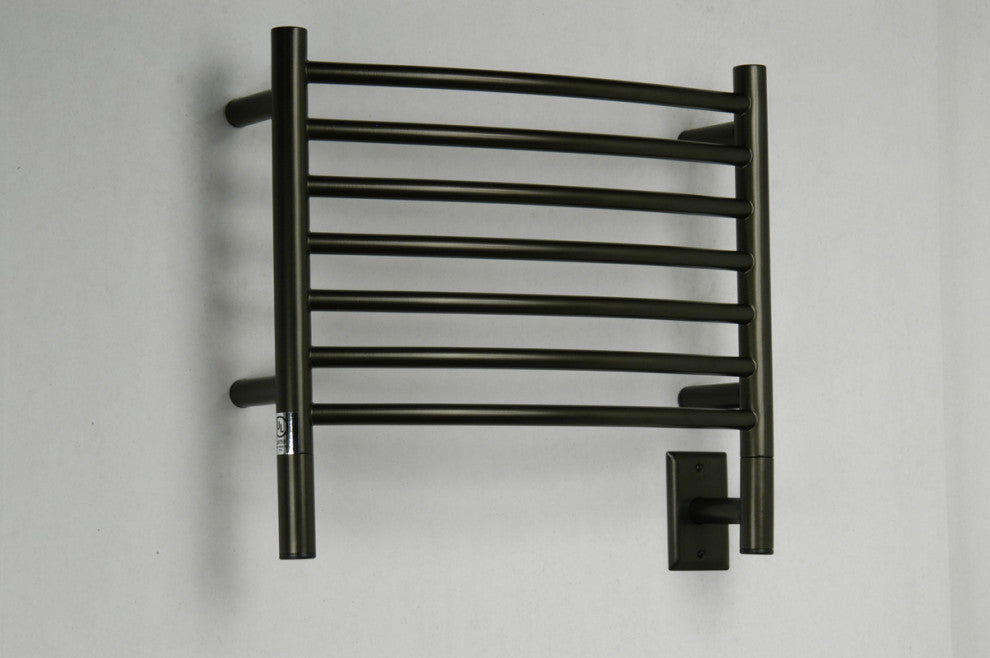 Amba Jeeves H Wall Mounted Curved Towel Warmer, Bronze