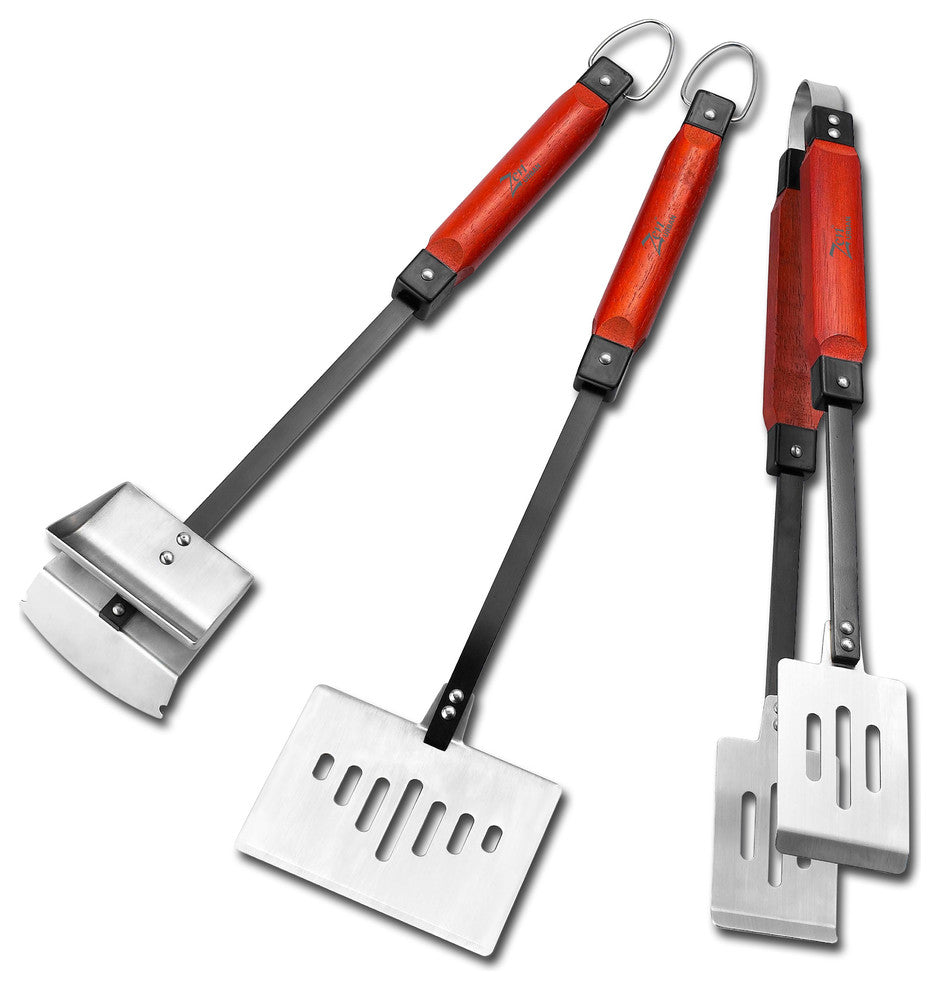 3-Piece Barbeque Multi Tool Grill Set