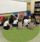Kids Crazy Carpet Home School Area Rugs, People Pet Friendly, 12 Colors, Gremlin