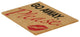 Rubber-Cal "A Polite Kiss Goodbye" Go Away Doormat 15mm X 18" X 30"