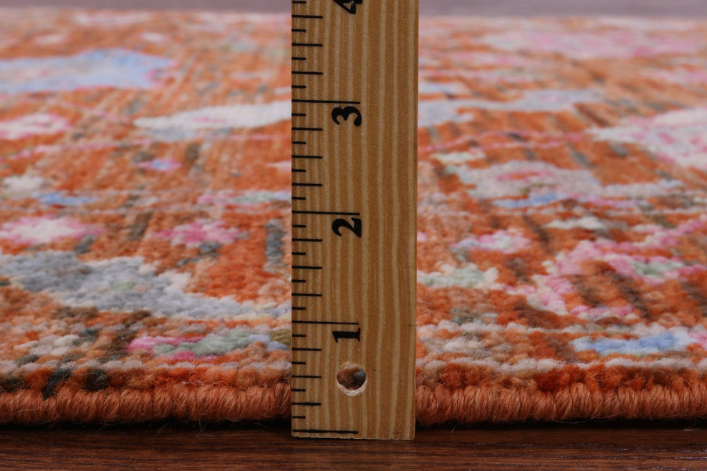 4' 2" X 6' 3" Turkish Oushak Handmade Wool Rug - Q13668
