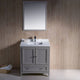 Fresca FVN2030GR Oxford 30" Gray Traditional Bathroom Vanity