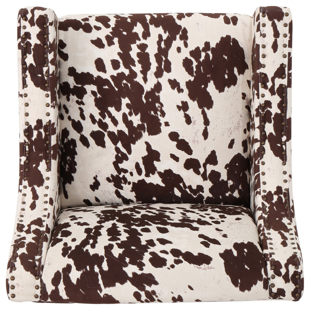 GDF Studio Equestria Studded New Velvet Club Chair