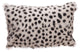Contemporary Goat Fur Bolster Spotted Light Grey - Grey