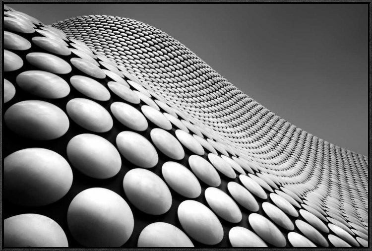 "Curve" Framed Canvas Giclee by Linda Wride, 37x25"