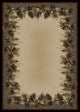 Mount Le Conte Pine Cone Lodge Area Rug, 2'2"x3'3"
