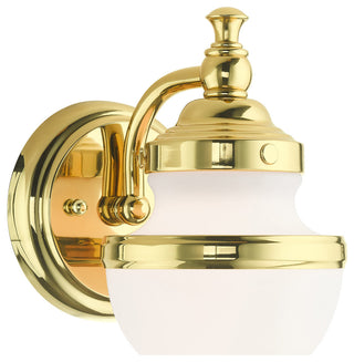 Polished Brass Modern Sconce