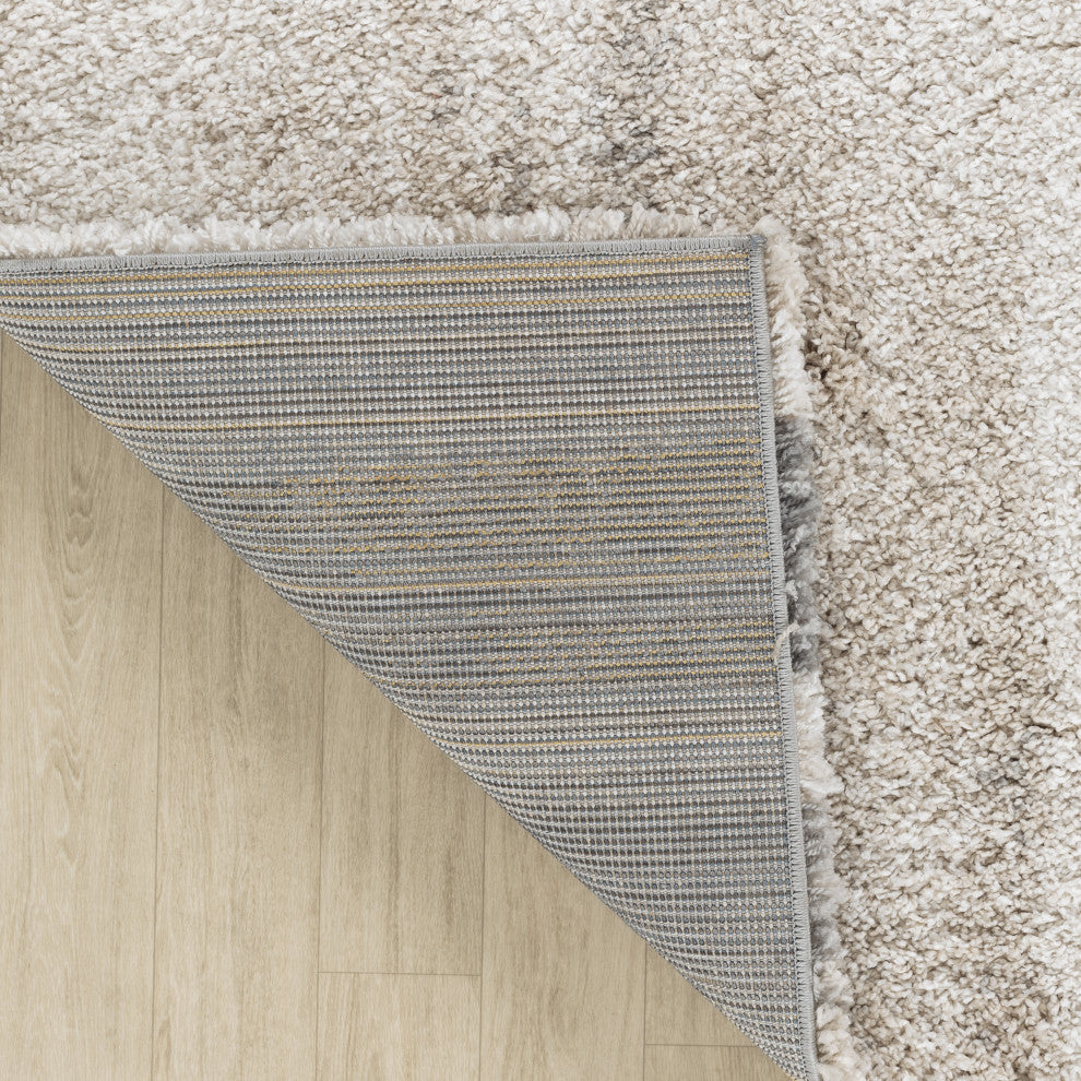 Noori Rug Shag Walsh Gray/Beige Rug, 10'0"x14'0"