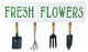 Metal Shelf "Fresh Flowers"