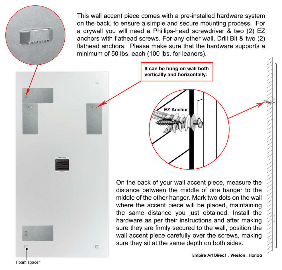 "Gold Monde II A" Frameless Reverse Printed Tempered Art Glass Wall Art