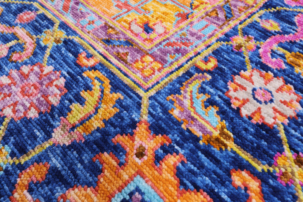 Heriz Serapi Hand-Knotted Wool Rug 9' 2" X 11' 10" - Q16089
