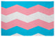 Transgender Chevron Chenille Rug, Transgender Chevron, 4'x6'