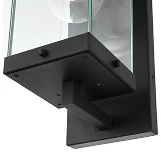 Home Living 6" Outdoor Wall Sconce, Black