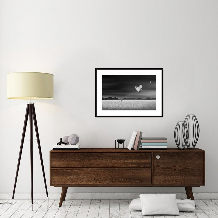 "Time Keeper" Framed Digital Print by Swarnendu Ghosh, 38x27"