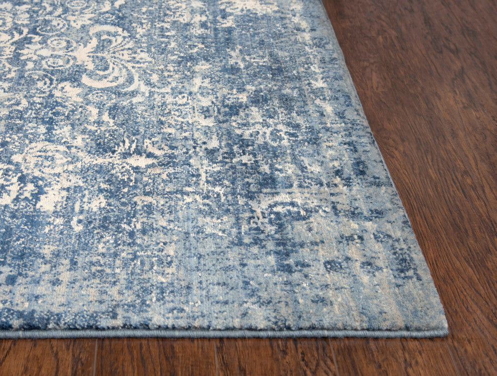 Rizzy Home IMP108 Impressions Area Rug 2'6"x8' Blue