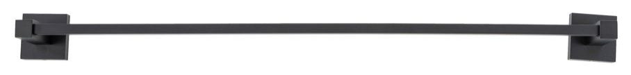 Italia TR6301 Trieste Matte Black 24" Towel Bar