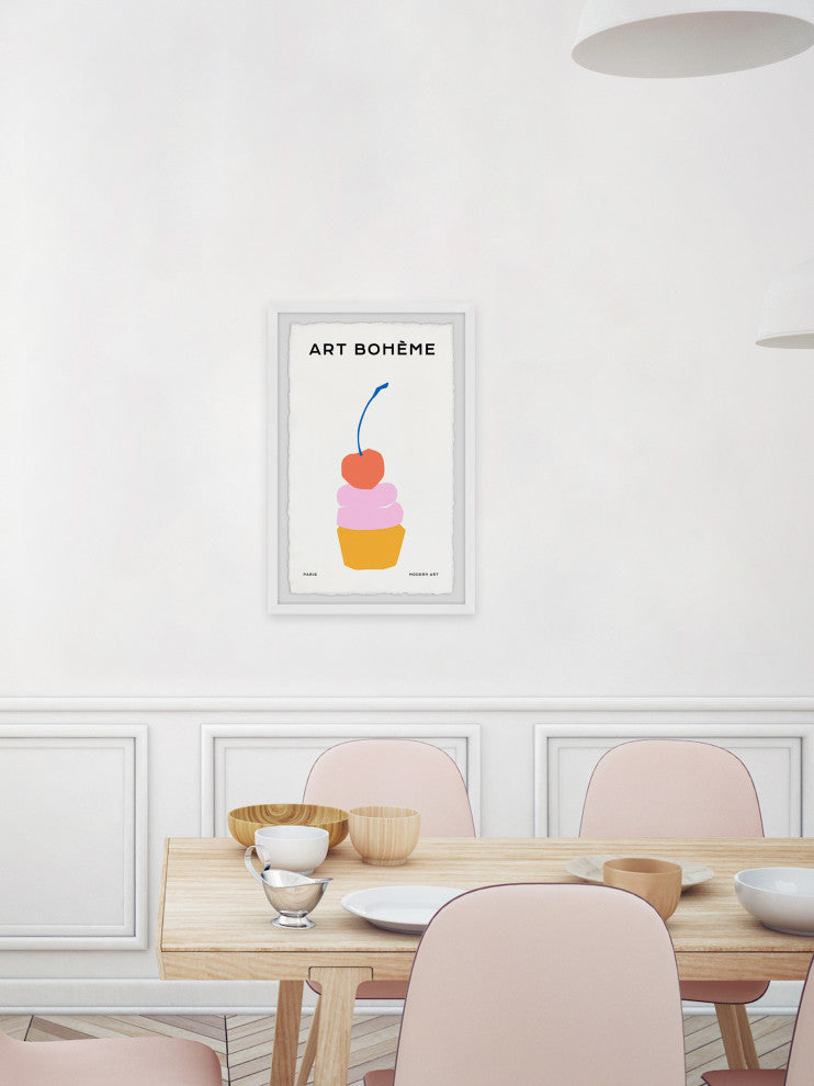 "Red Cherry" Framed Painting Print, 30x45