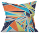 Zoe Wodarz Indigo Ikat Outdoor Throw Pillow
