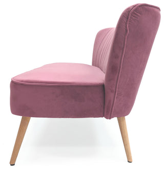 Pink Velvet Bench