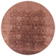 Ahgly Company Indoor Round Mid-Century Modern Area Rugs, 6' Round