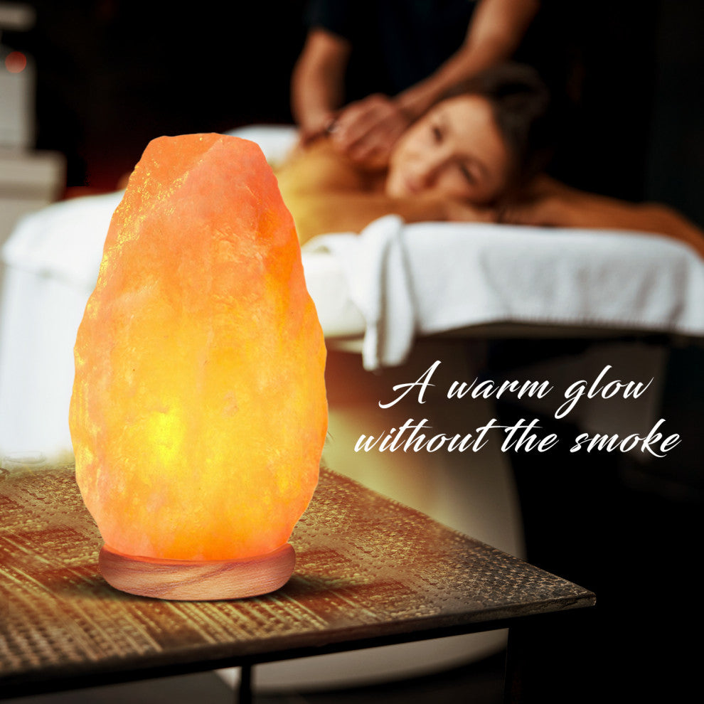 Himalayan Glow Large Salt Lamp, 8-11 lbs, Set of 2