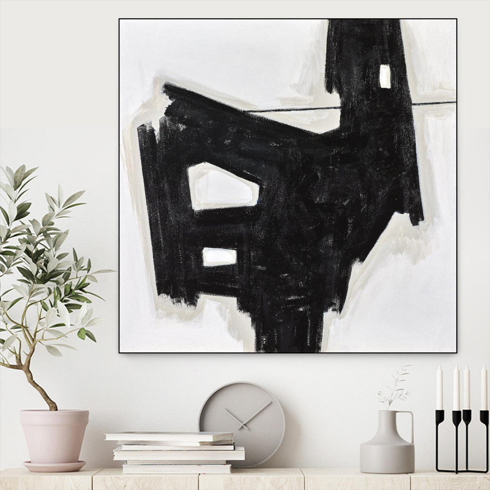 "LUPO" Framed Canvas by Giant Art 30"x30"