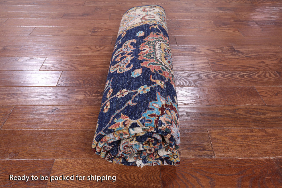Hand Knotted Persian Tabriz Wool Rug 6' 10" X 9' 8" Q9998