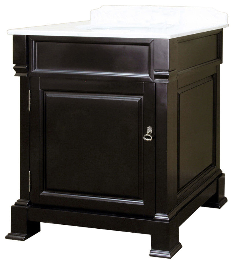 30" Single Sink Vanity, Wood, Espresso