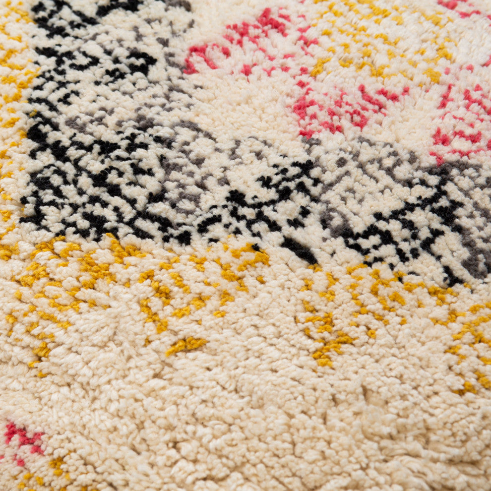 Surya Nador Black Pillow Shell With Polyester Insert 22"H X 22"W