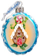 Joy Gingerbread House Keepsake Glass Ornament