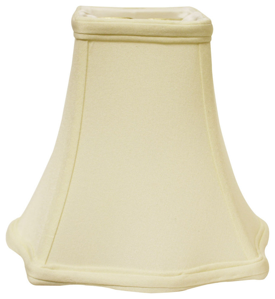 18" Ivory Premium Square No Slub Lampshade
