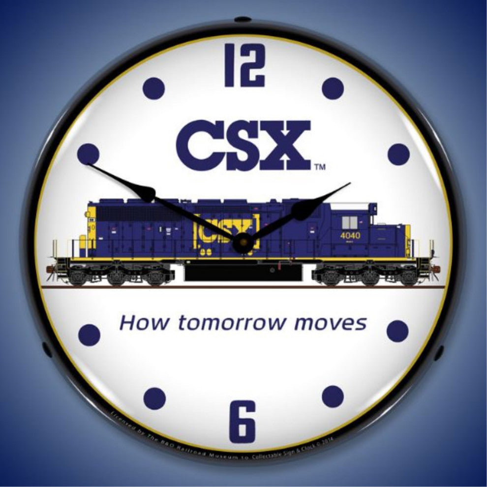 BOR1408536 CSX Railroad Clock