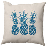 26" x 26" Pineapples Decorative Throw Pillow, Autumn Blue