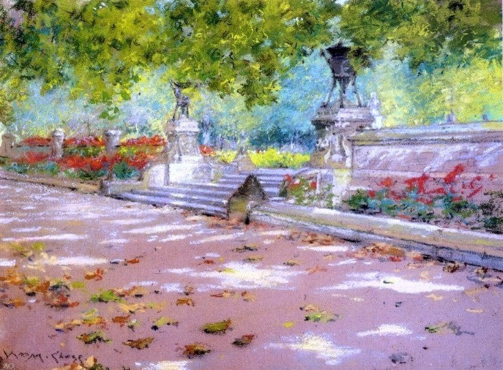 William Merritt Chase Sunlight and Shadow in Prospect Park Wall Decal
