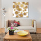 "Golden Sunbursts" by Abby Young, Canvas Print, 37"x37"