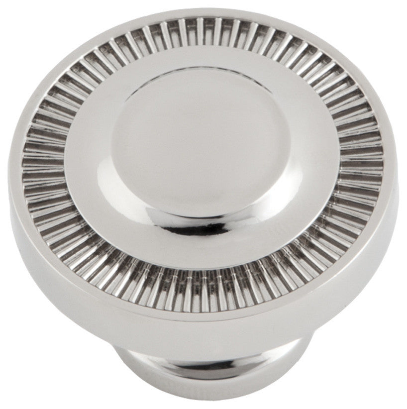 Sumner Street Home Hardware Minted Knob, Large, Polished Nickel