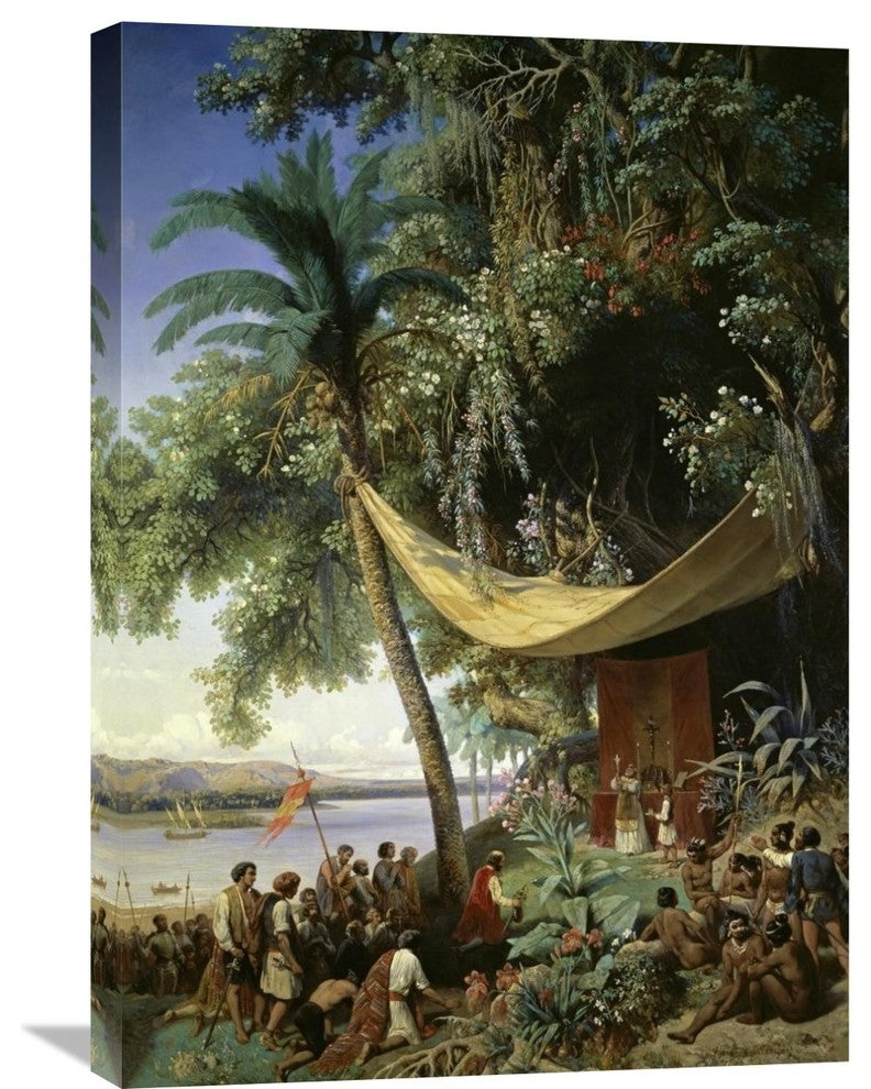 "First Mass in America" Artwork, 21"x30"
